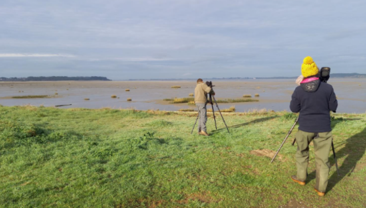 Les élèves de l'école d'ornithologie de Vannes en sortie !